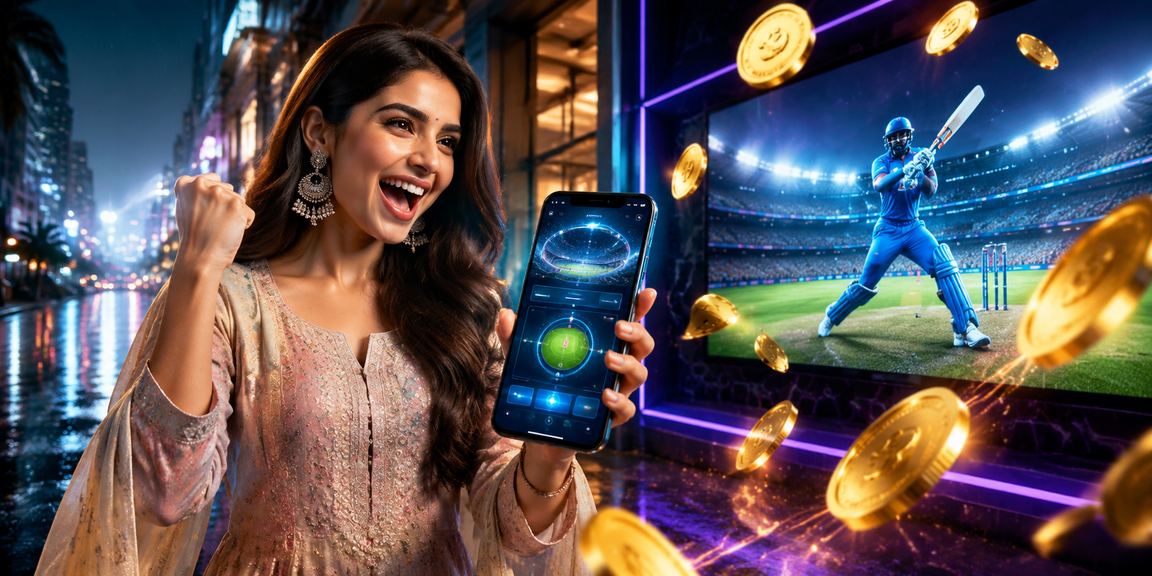 Mobile user enjoying Andar Bahar game via smartphone in Mumbai